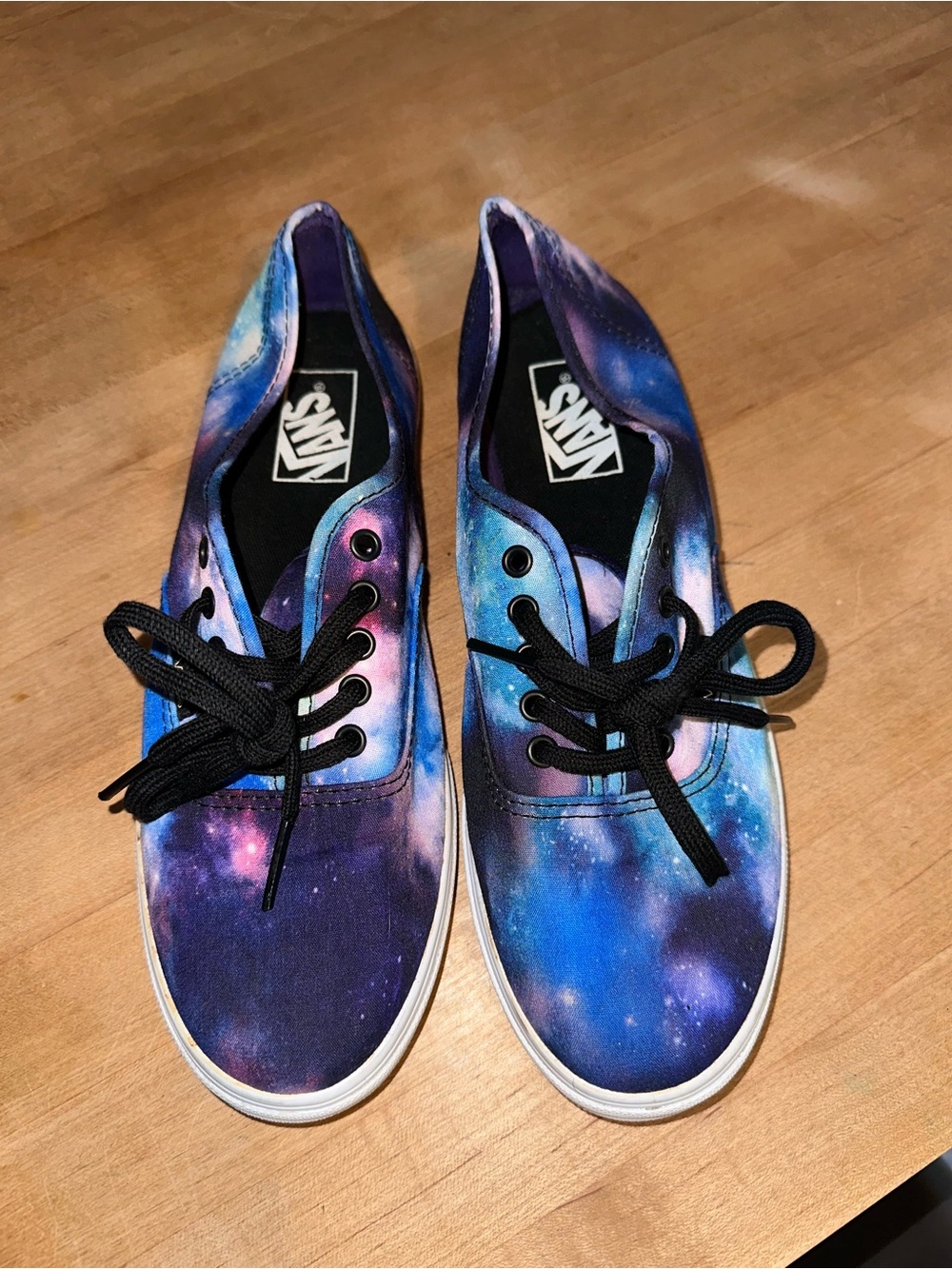 Vans Galaxy Canvas Sneakers in Purple, Blue & Black